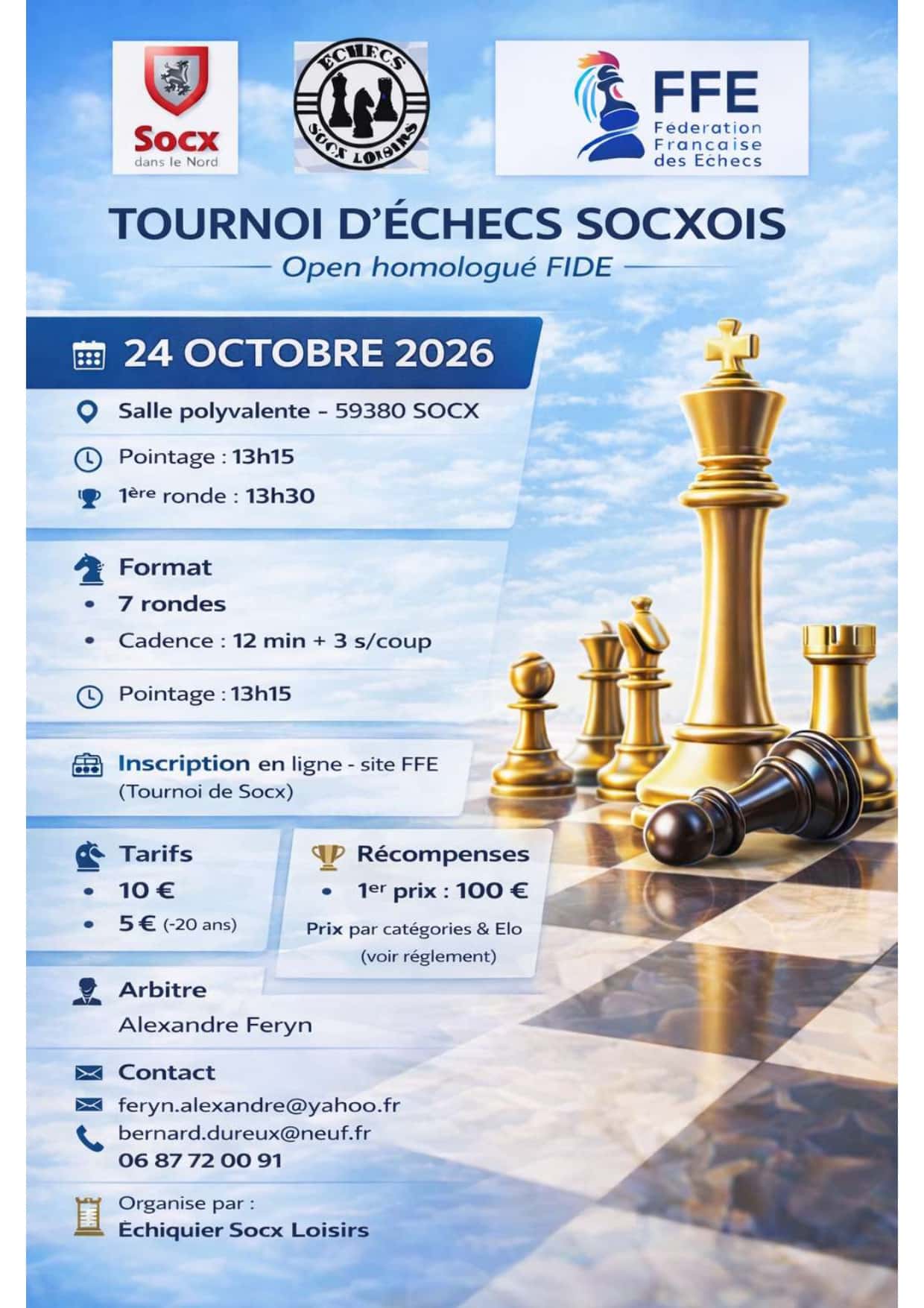 tournoi d'échecs 2026
